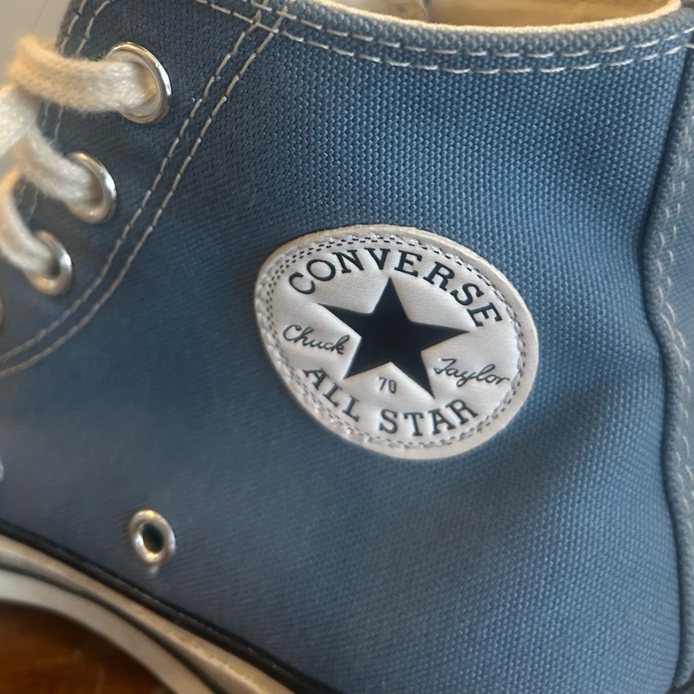 Converse Chuck Taylor Blue High-Tops - Picture 3 of 5